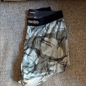 Tom Ford Camouflage Silk Boxer Shorts